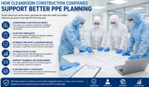 How Cleanroom Construction Companies Support Better PPE Planning